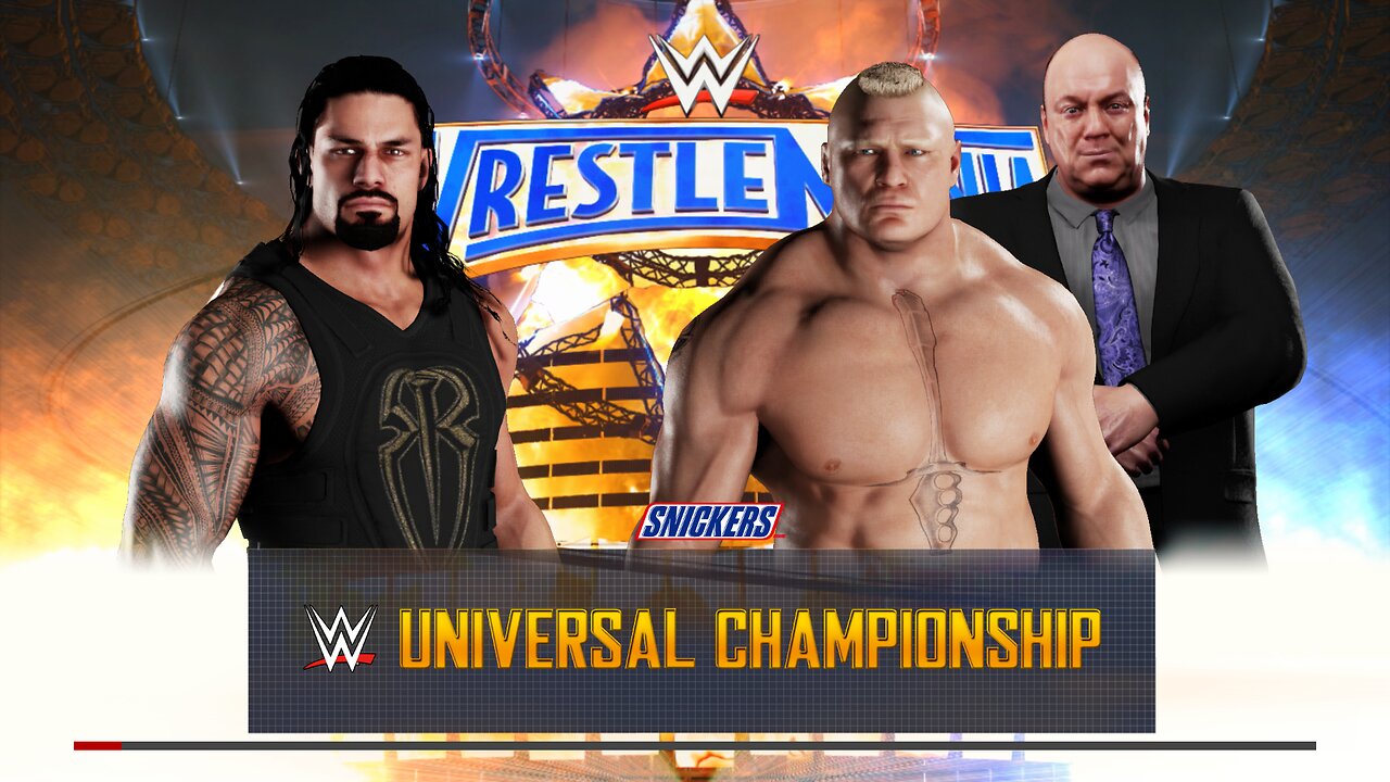 W2K18 BROCK LESNAR VS ROMAN REIGNS