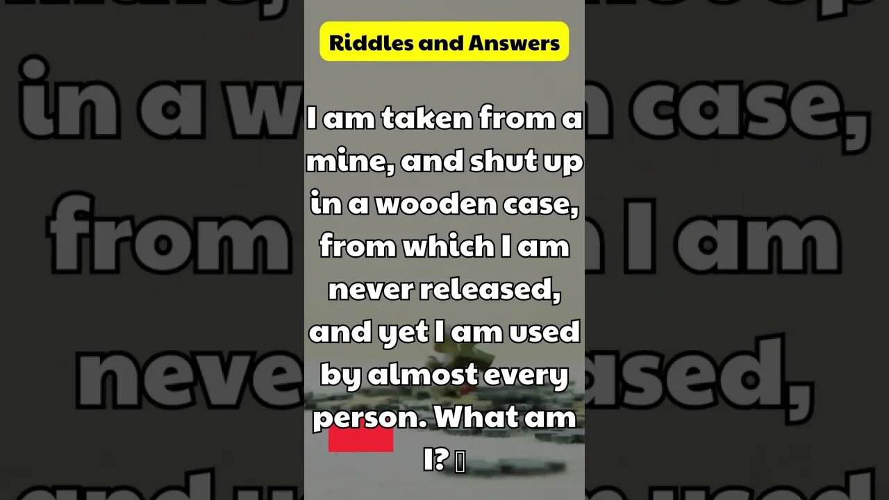 Riddle #5 #Shorts