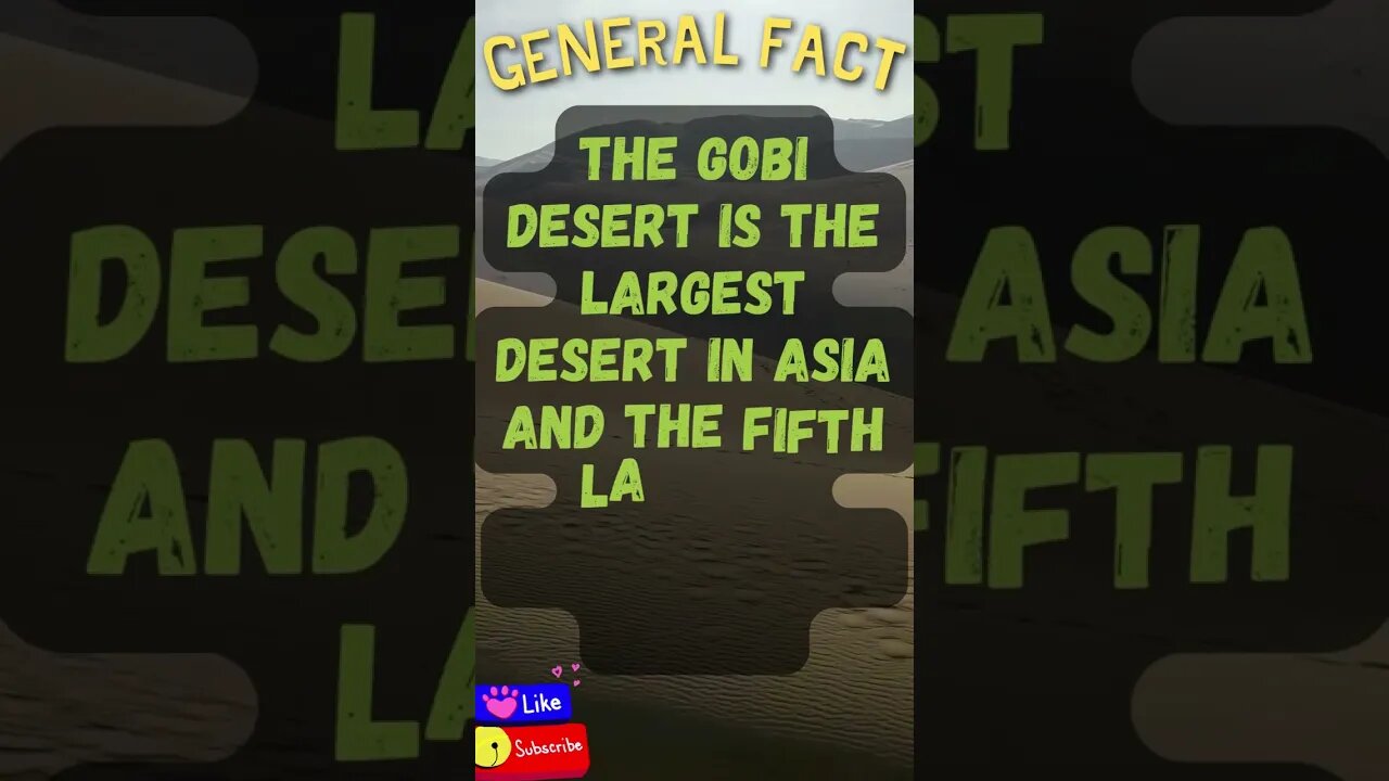 🏜️🤯Interesting Facts! 👀 #shorts #shortsfact #facts #generalfacts #generalknowledge #gobidesert