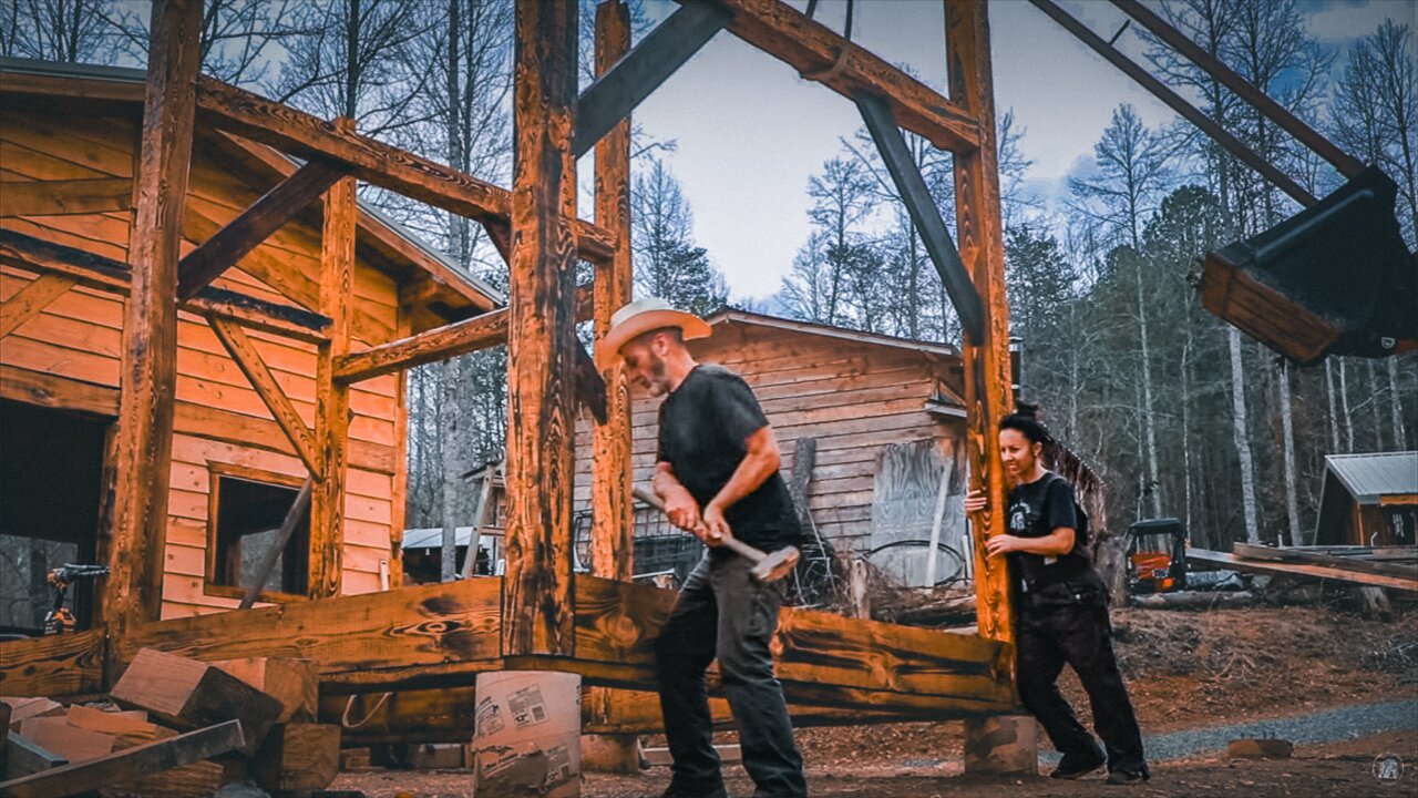 Building a $100,000 Workshop from Damaged Trees