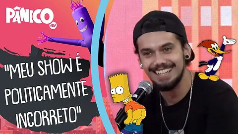 Flávio Pires fala sobre SHOW MAL CRIADO: BART SIMPSON E PICA PAU FORMAM CARÁTER E STAND UP?