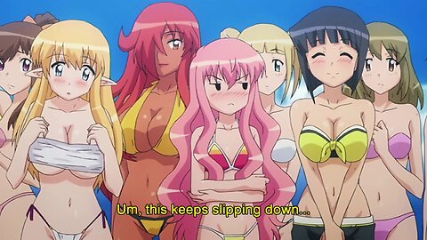 The Familiar of Zero: Rondo of the Princesses OVA - second swimsuit change