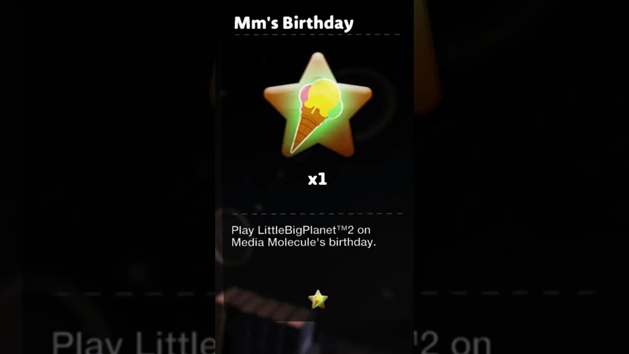 LittleBigPlanet Mm’s Birthday Pin #playstation #ps3 #littlebigplanet2