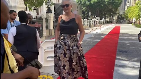 SOUTH AFRICA - Cape Town - SONA Red Carpet action (Video) (FzL)