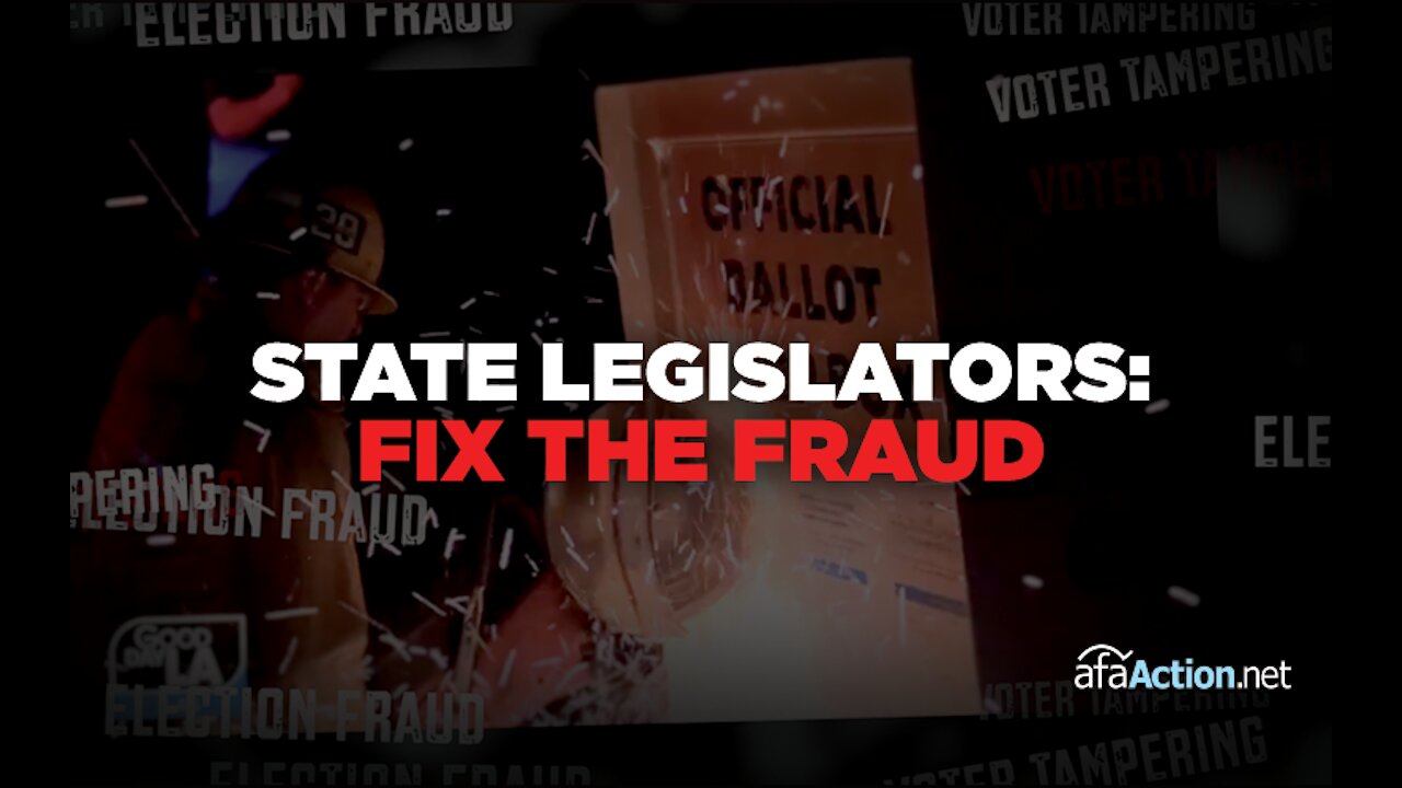 State legislatures: Fix the Fraud