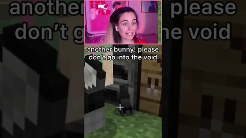 BUNNY PLEASE STAY 🐰💕 #shorts #minecraft #funnyminecraftshorts #minecraftfunny #skyblock #bunny