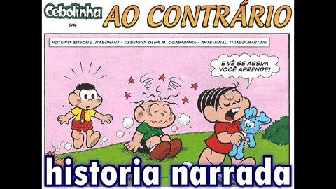 Cebolinha em-Ao contrário | Gibis do Rapha