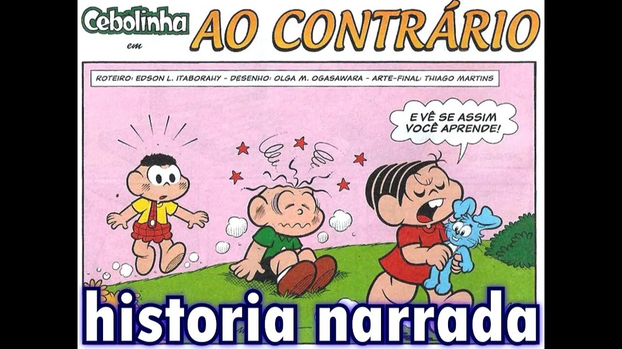 Cebolinha em-Ao contrário | Gibis do Rapha