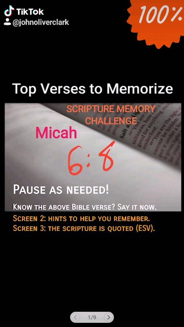 Top Verses To Memorize, Micah 6:8