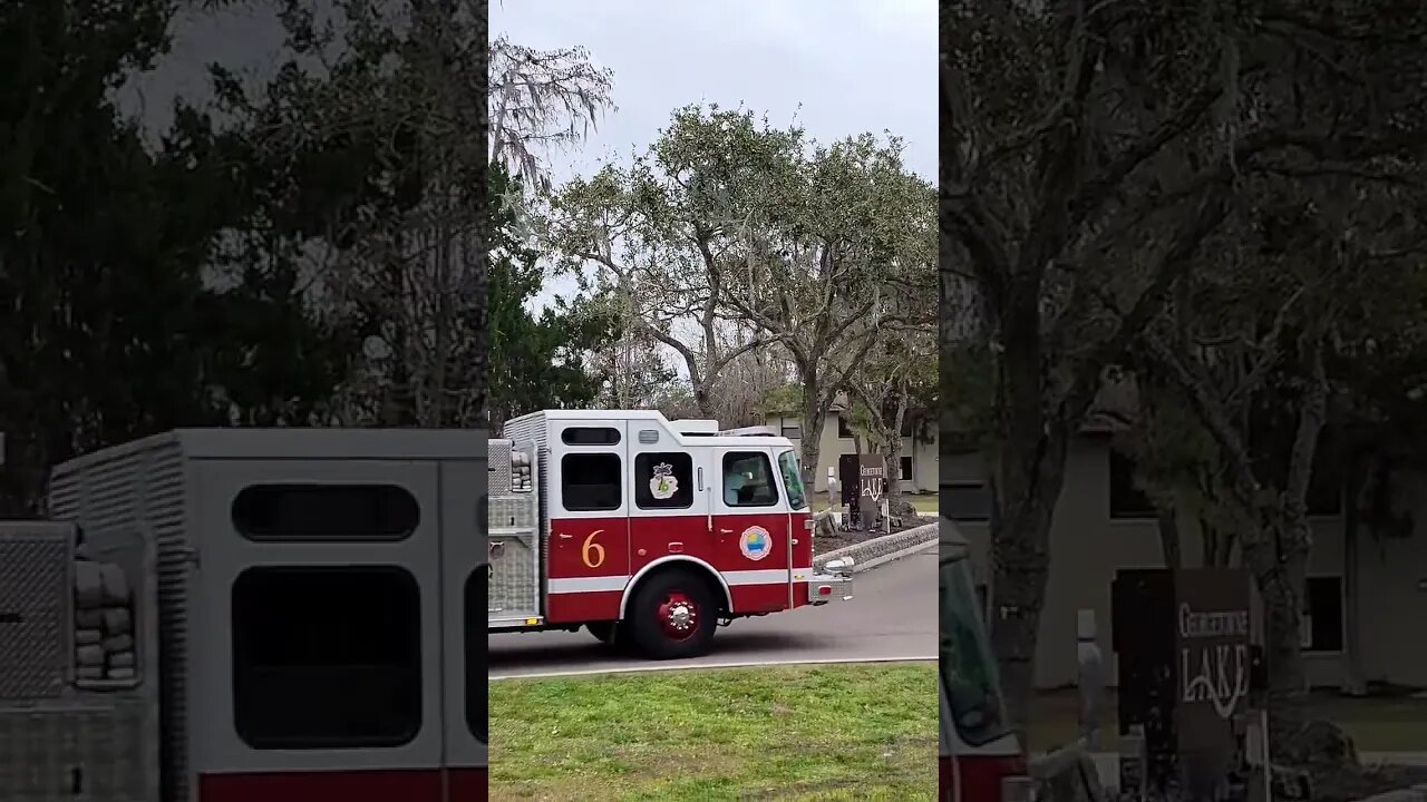 Daytona's Finest. Daytona Beach FD at Georgetown Lake Daytona Florida #daytonabeachfd #railfanrob