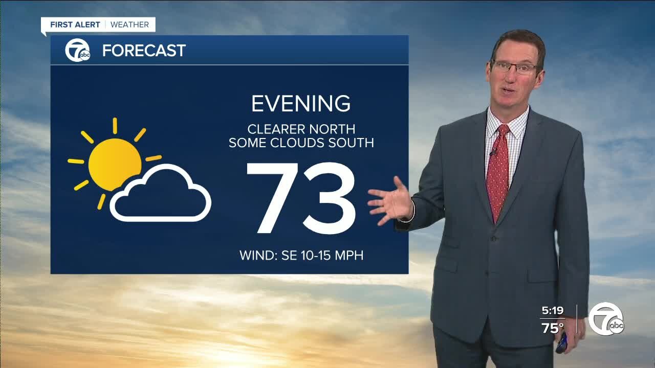 Near 80 tomorrow