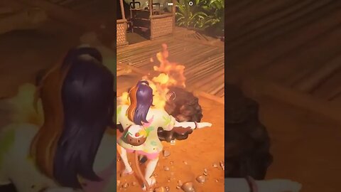(30K Exp fácil) Faça gestos em uma fogueira acesa #fortnite #shorts