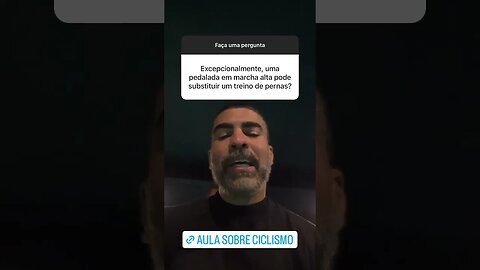 Pedal pode ser treino de pernas