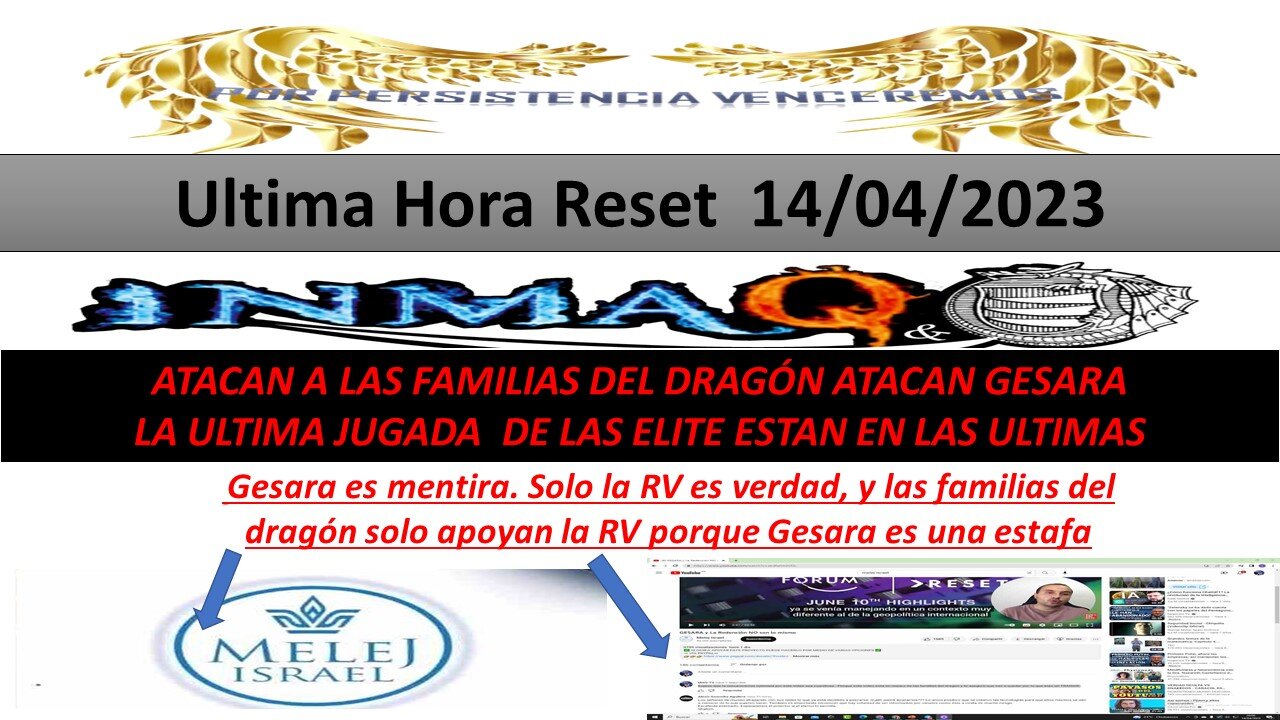 ATACAN A LAS FAMILIAS DEL DRAGÓN ATACAN GESARA LA ULTIMA JUGADA DE LAS ELITE ESTAN EN LAS ULTIMAS