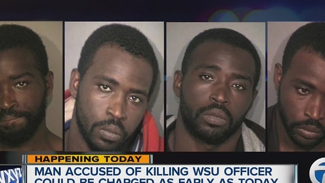 Man accused of killing WSU officer could be charged as early as today