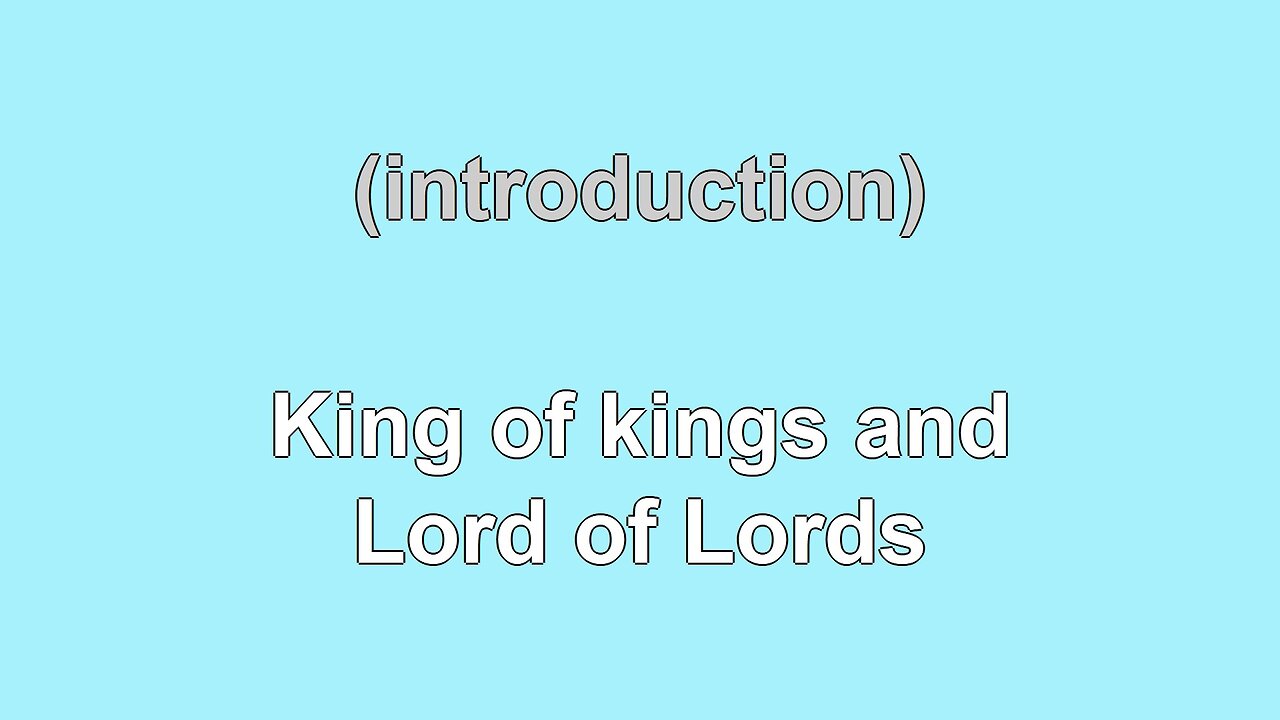 King of Kings