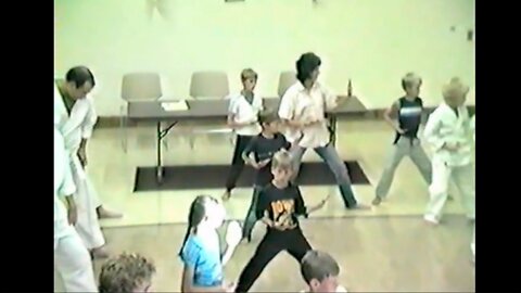 1985 Rebecca and Christopher - Karate