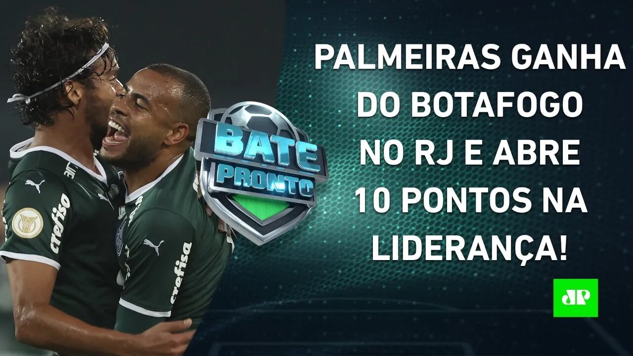 IMPARÁVEL! Palmeiras VENCE o Botafogo e é LÍDER com 10 PONTOS de vantagem! | BATE PRONTO (04/10/22)