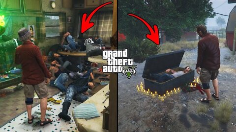 Michael Visits Trevor's House After Ending A GTA