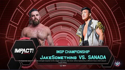 Impact Wrestling Emergence 2023 Sanada vs Jake Something