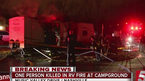 1 Killed In Camper Fire Near Opry Mills