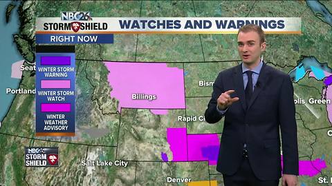 Gino Recchia NBC26 Storm Shield Weather Forecast