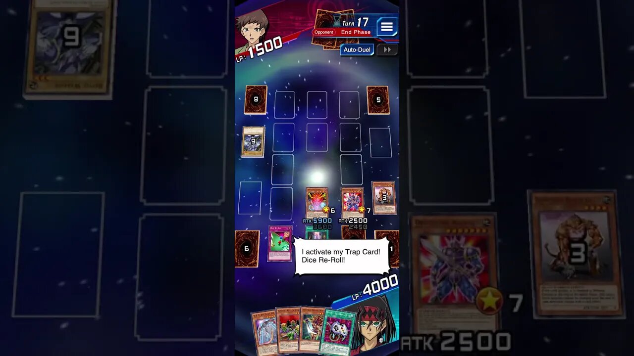 Yu-Gi-Oh! Duel Links - Does Duke Devlin Have LINE With Dice Re-Roll? (Starter Deck Card)