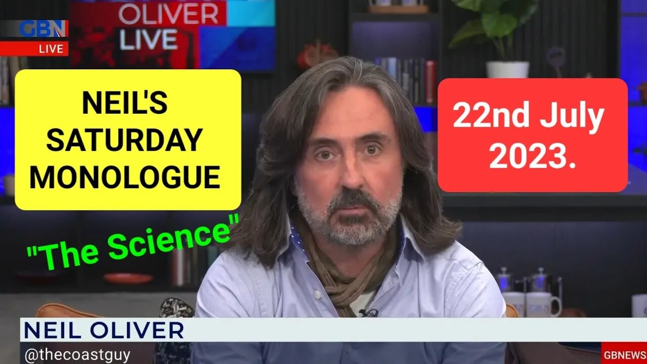 Neil Oliver's Saturday Monologue - 22nd July 2023.