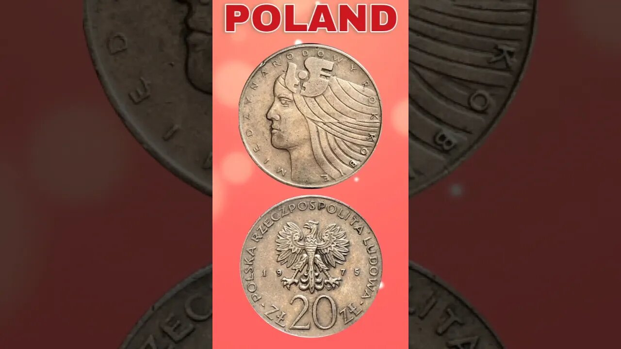 Poland 20 Zlotych 1975. #shorts #viral #coinnotesz