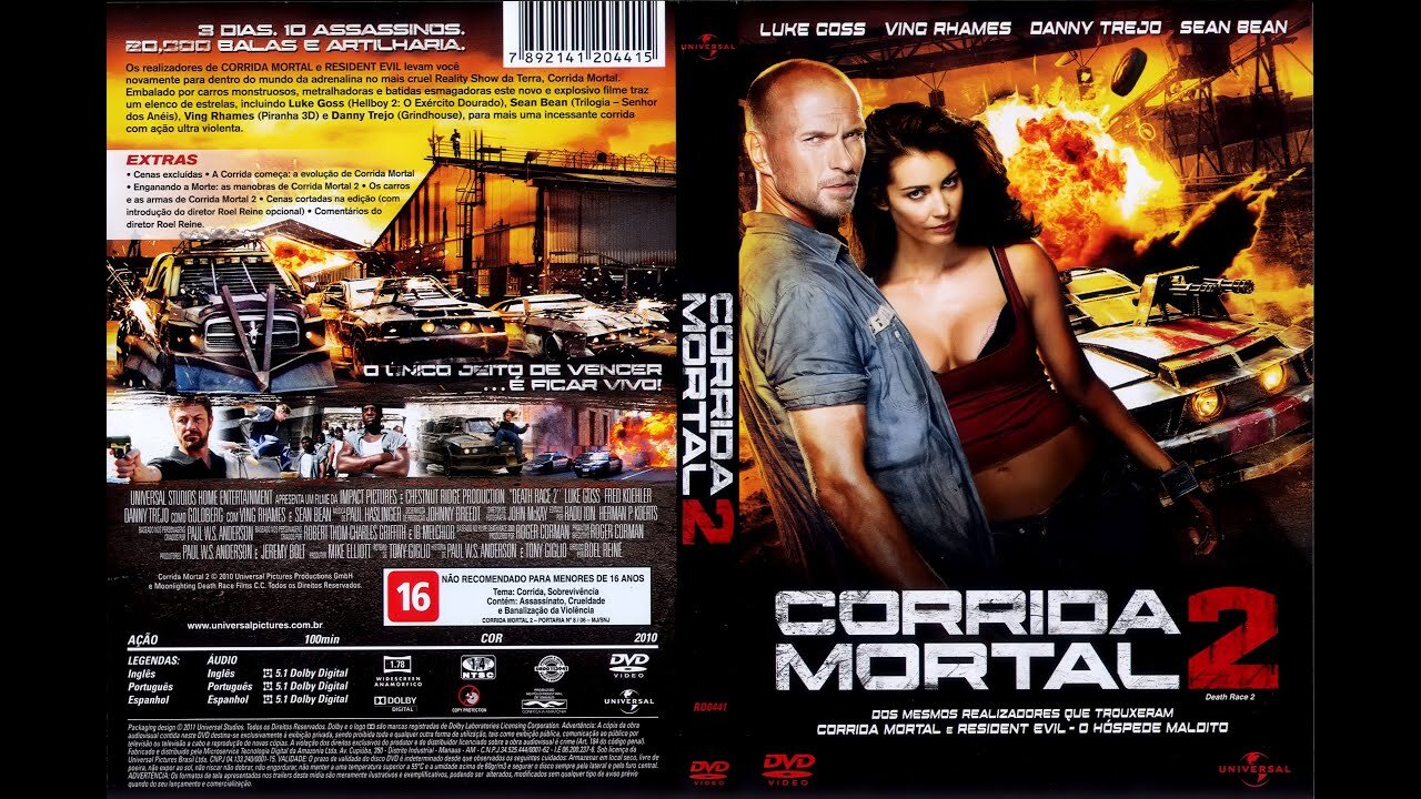 CORRIDA MORTAL 2 TRAILER