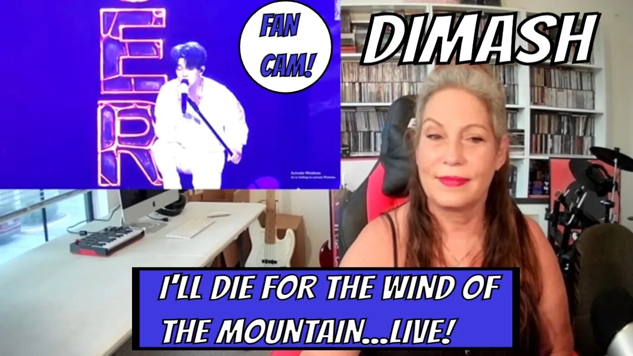 DIMASH - I'll Die for the Wind of the Mountain Live | Stranger Concert 2023 Fan Cam Video