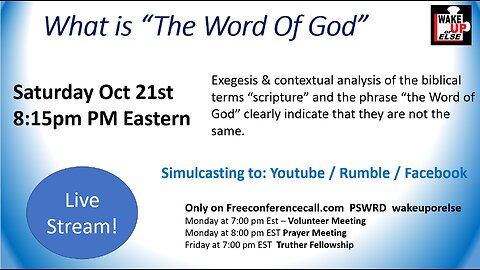 What is "The Word Of God"