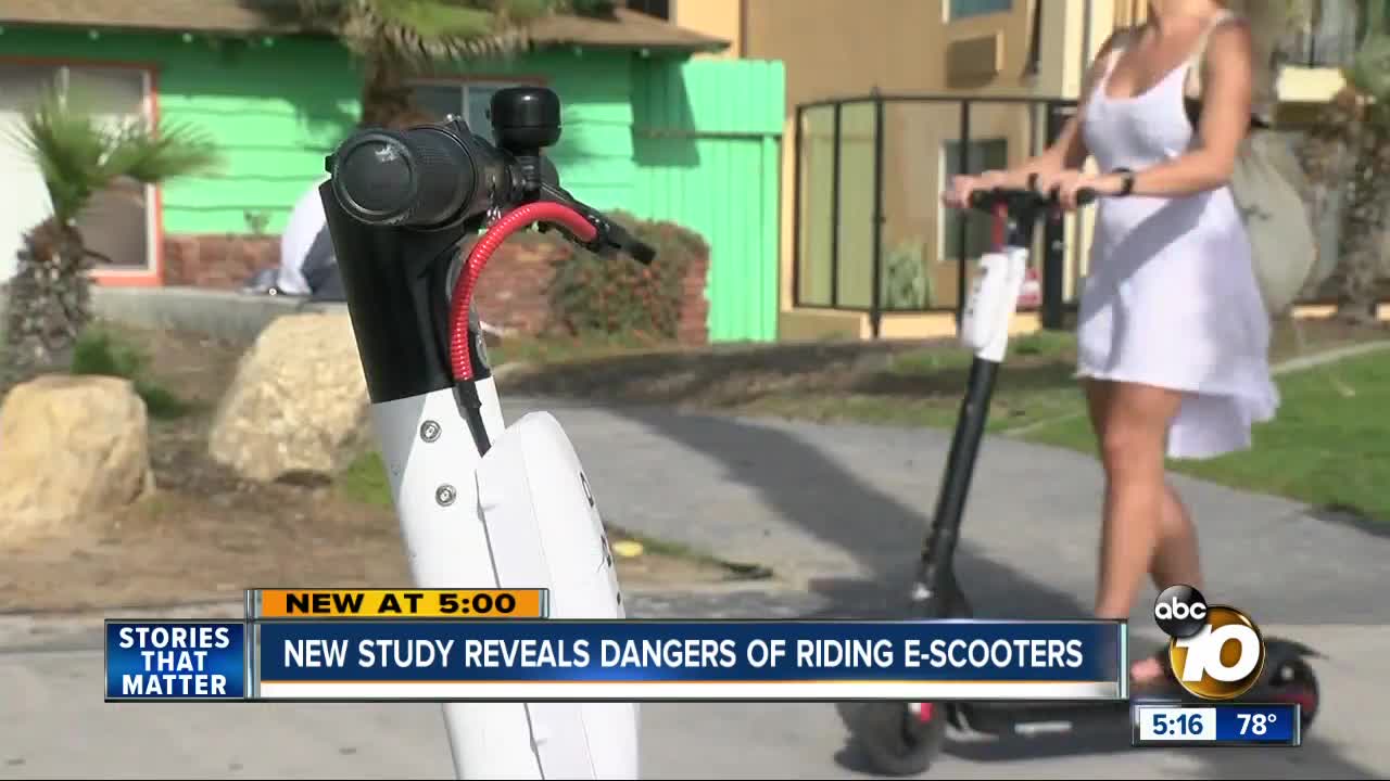 New study reveals scooter danger