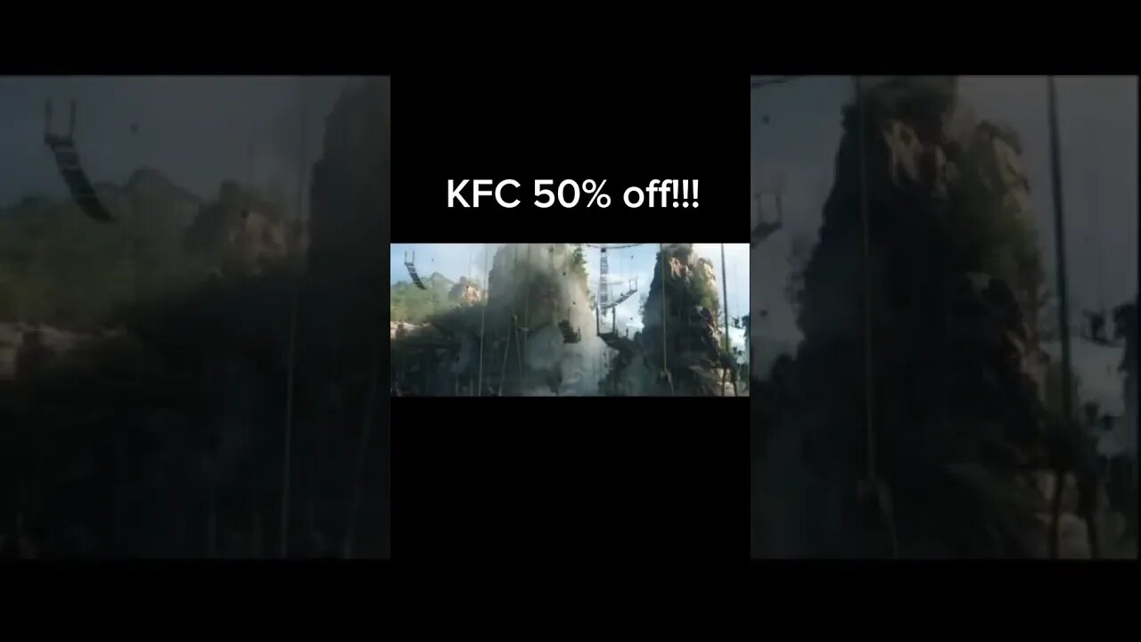 KFC is 50% off