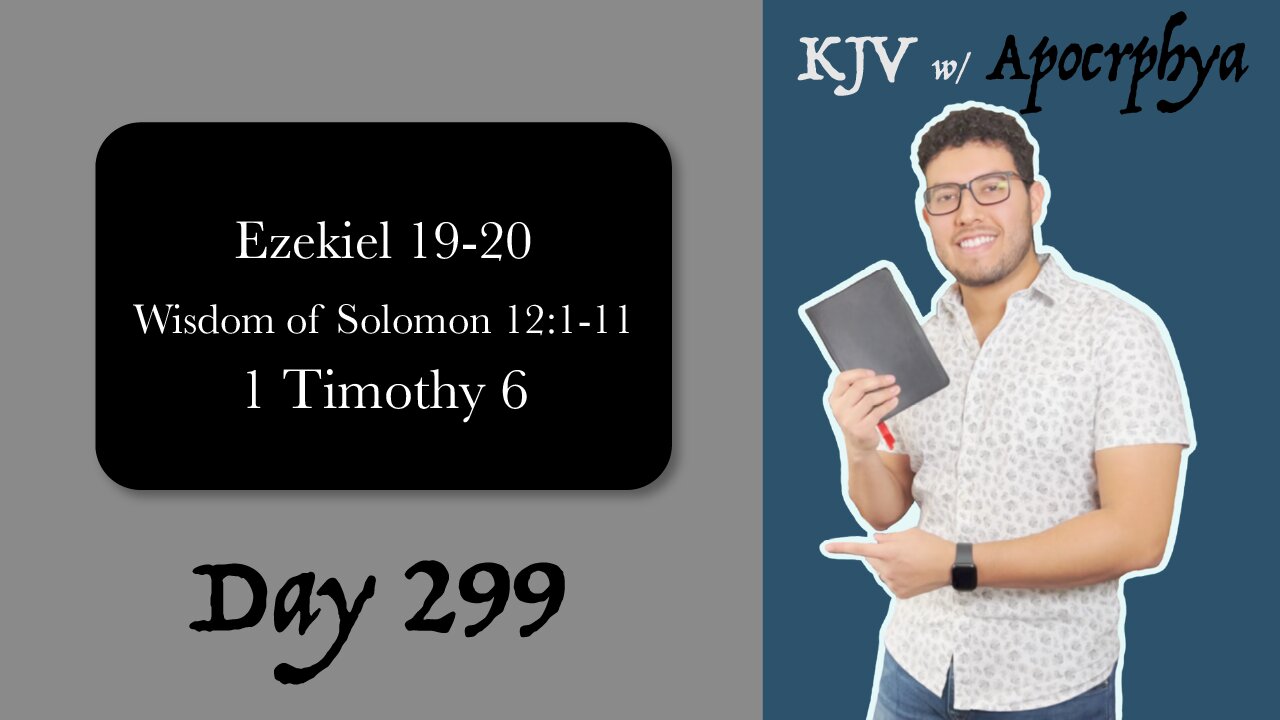 Day 299 - Bible in One Year KJV [2022]