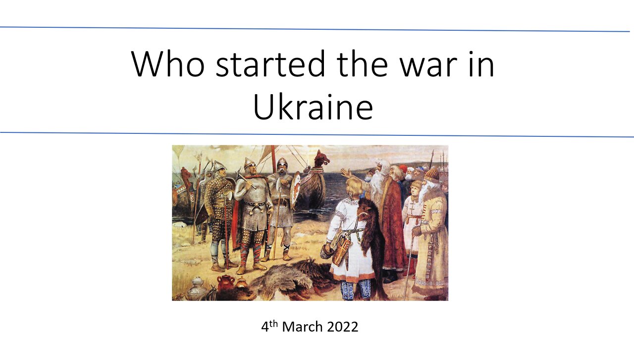 Who started the war in Ukraine