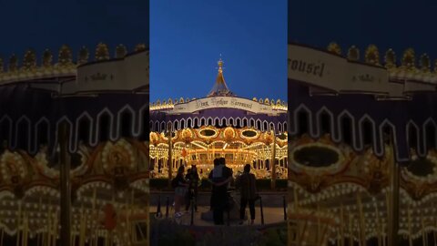 Sleeping Beauty Castle to King Arthur Carrousel #disneyland #shorts #timelapse