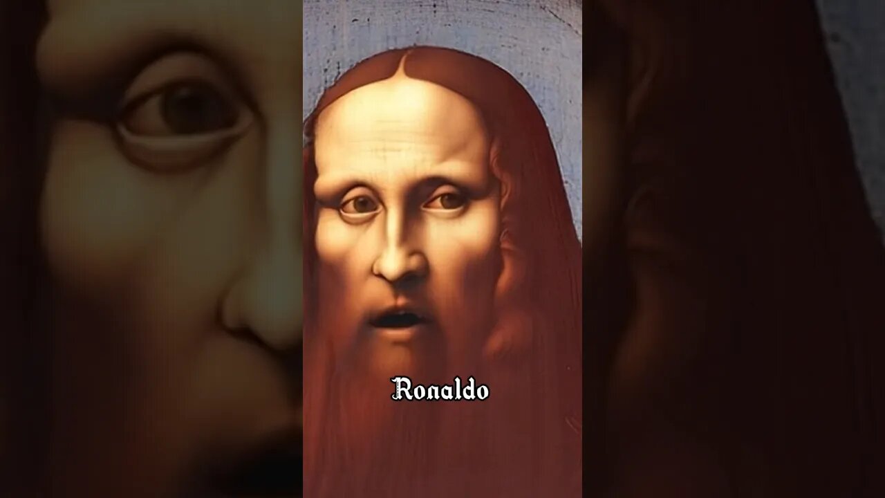 “Messi is better than Ronaldo, no cap” (Leonardo Da Vinci) #shorts