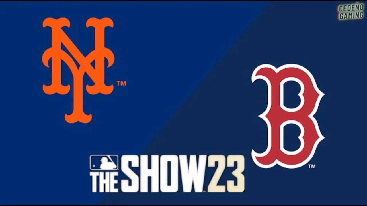 MLB The Show 23 Mets vs Red Sox Gameplay PS5