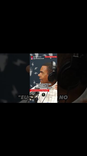 RODRIGO SILVA ACREDITA NO BIG BANG #shorts #rodrigosilva #rodrigosilvaarqueologia #bigbang