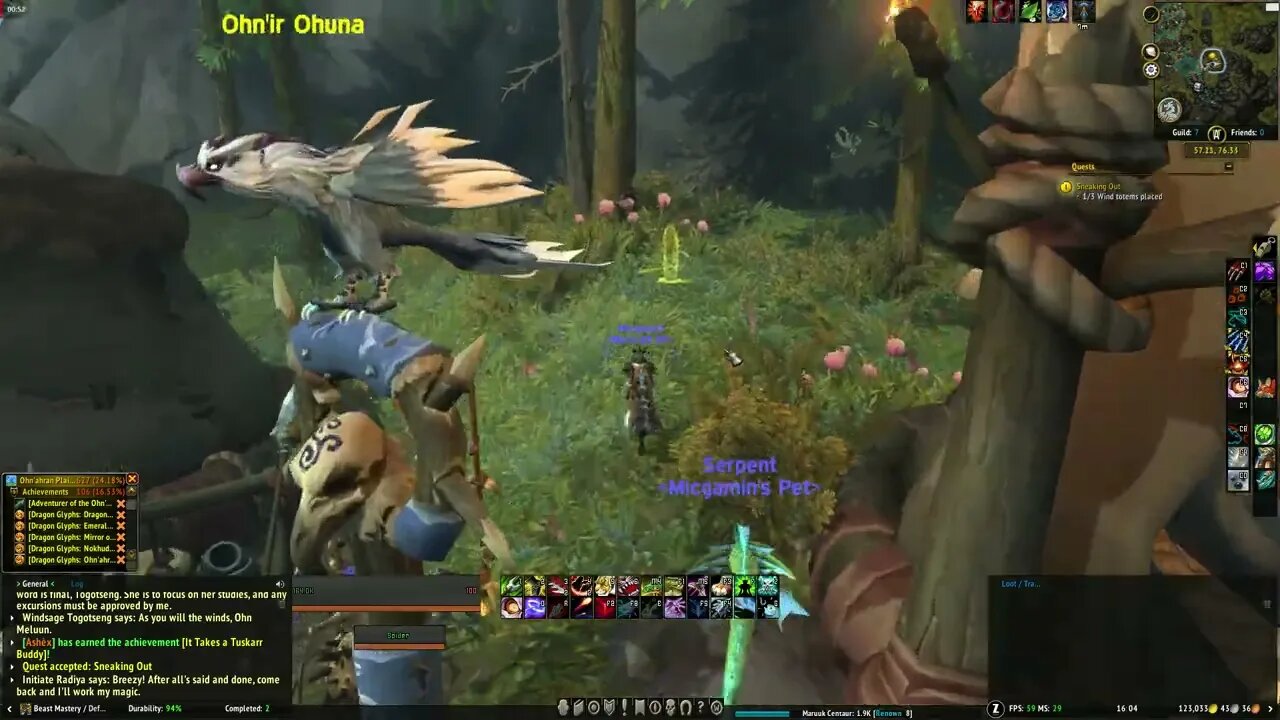 World of Warcraft Dragonflight Sneaking Out