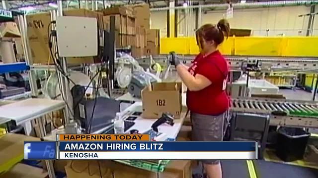 Amazon goes on hiring blitz in Kenosha