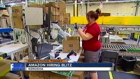 Amazon goes on hiring blitz in Kenosha