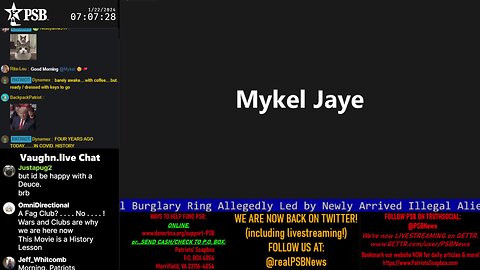 2024-01-22 07:00 EST - Patriots Soapbox AM: with MykelJaye, SkyeBreeze