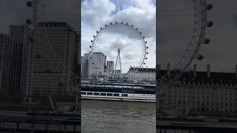 The London Eye and the river Thames