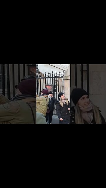 Women tell tourist stop touching the reins