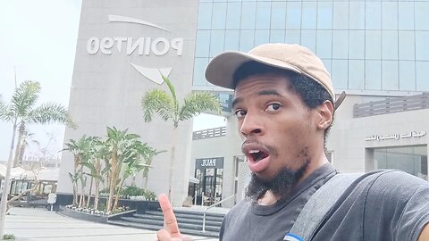 AFRICAN AMERICAN LIVING IN AFRICA VISITS MALL IN EGYPT