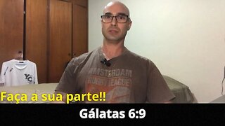 Reflexão Bíblica sobre Gálatas 6:9