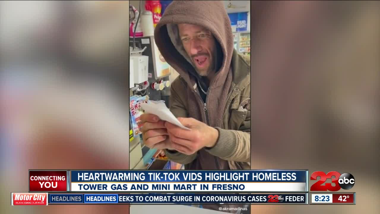 Heartwarming Tik-Tok videos highlight homelessness