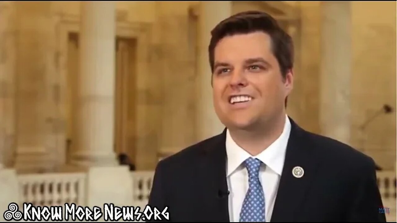 Matt Gaetz is Bringing His Knee Pads to Service Zionist Trump Admin. What a Prostitute 11-16-2024